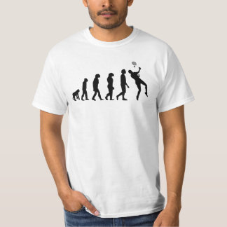 Camiseta Evolução do Badminton