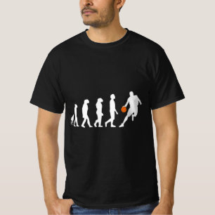 Camiseta Evolução Do Basquete Da Humanidade Engraçada Desig