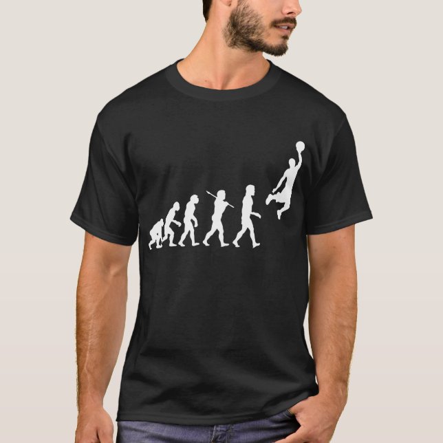 Camiseta Evolução do basquetebol (Frente)