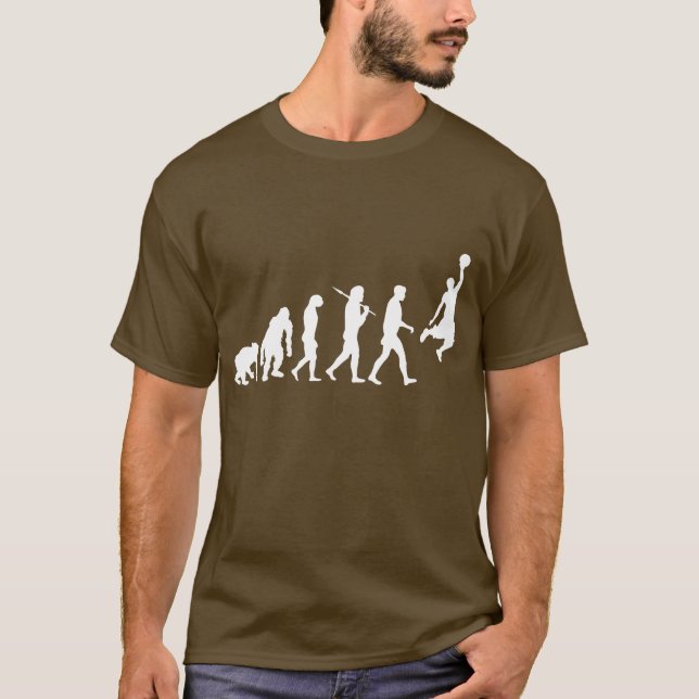 Camiseta Evolução do basquetebol (Frente)