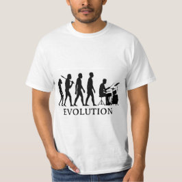 Camiseta Evolução do Baterista