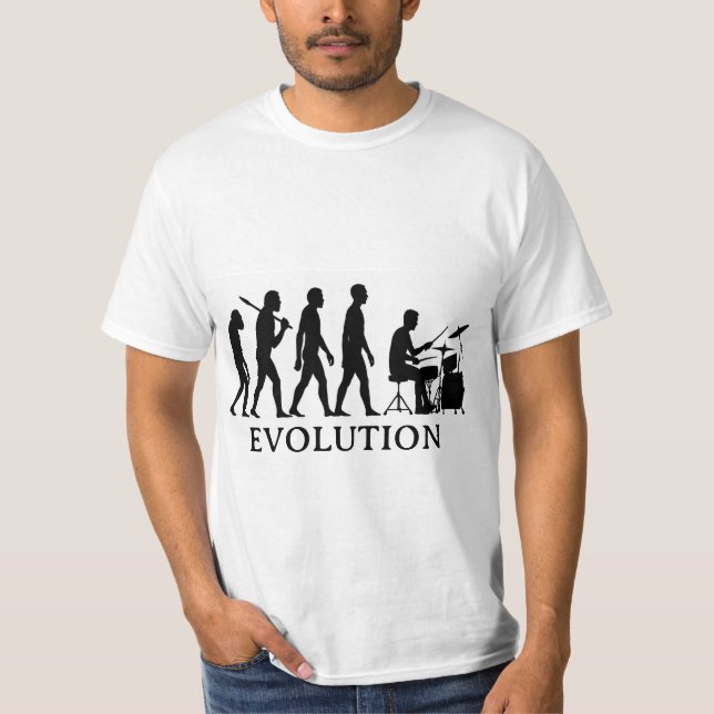 Camiseta Evolução do Baterista (Frente)