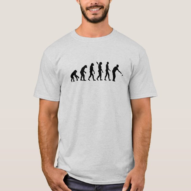 Camiseta Evolução do boule de Boccia (Frente)