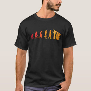Camiseta Evolução do Bricklayer Presente de Wall Builde