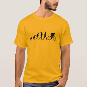 Camiseta evolução do ciclismo