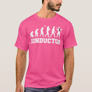 Camiseta Evolução Do Condutor Com Baton Conduzindo Na Músic