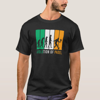 Camiseta Evolução Do Design Tênis De Padel Para Jogador De