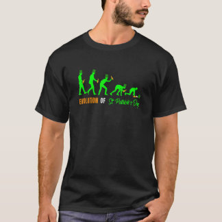 Camiseta Evolução do Dia de São Patrício Travessura Trevo I