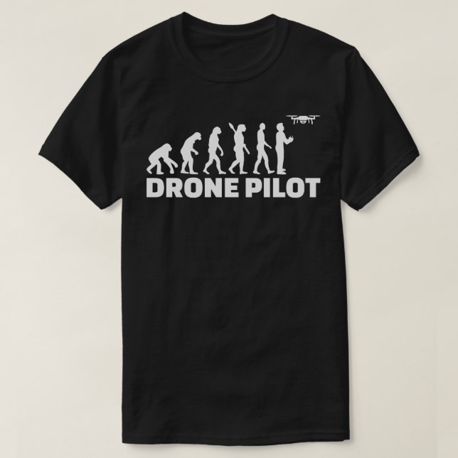 Camiseta Evolução do Drone (Frente do Design)