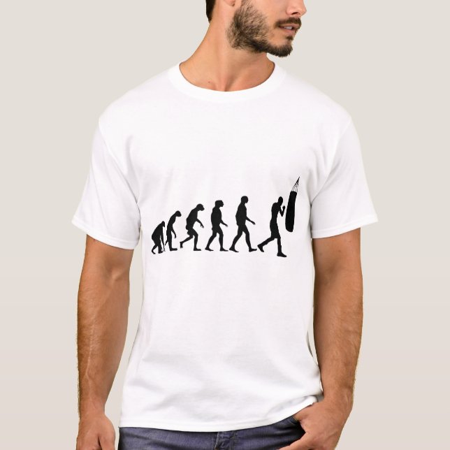 Camiseta Evolução do encaixotamento (Frente)