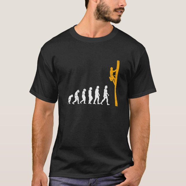 Camiseta Evolução Do Engenheiro Elétrico De Lineman Para Um (Frente)