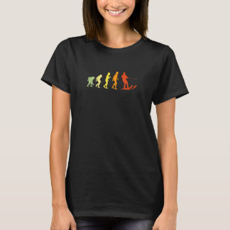 Camiseta Evolução do Esqui Aquático Esquiador Aquático