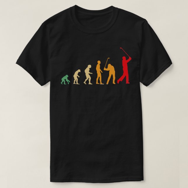 Camiseta Evolução do Golf (Frente do Design)