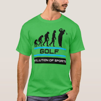 Camiseta Evolução do Golfe dos Esportes