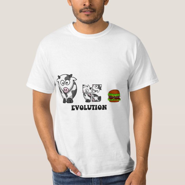 Camiseta evolução do Hamburger (Frente)