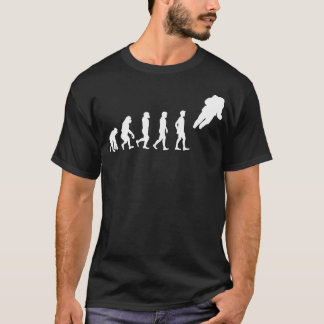 Camiseta Evolução Do Homem Ao Astronauta