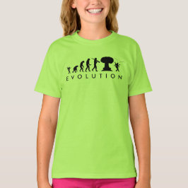 Camiseta Evolução do Homem e da Barata Gráfico de Evolução 