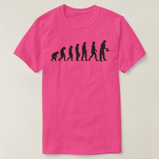 Camiseta Evolução do jardineiro 1 (Frente do Design)