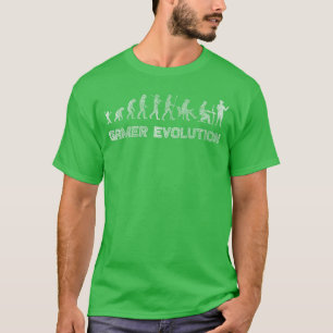 Camiseta Evolução do Jogador Console PC VR Jogo de Vídeo Jo