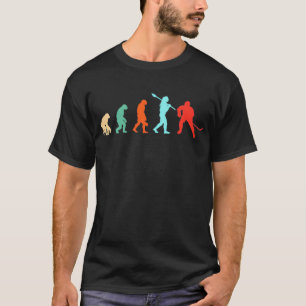 Camiseta Evolução do jogador de hóquei