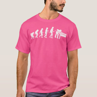 Camiseta Evolução Do Jogador De Piscinas De Bilhar Lov