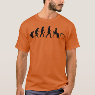 Camiseta Evolução do Jogador de Xadrez