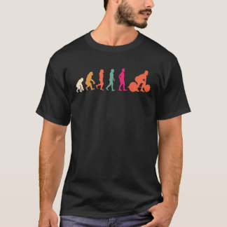 Camiseta Evolução do Levantamento de Peso Morto Amantes da