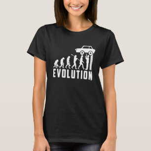Camiseta Evolução do Mecânico de Carros Chave de Fenda para