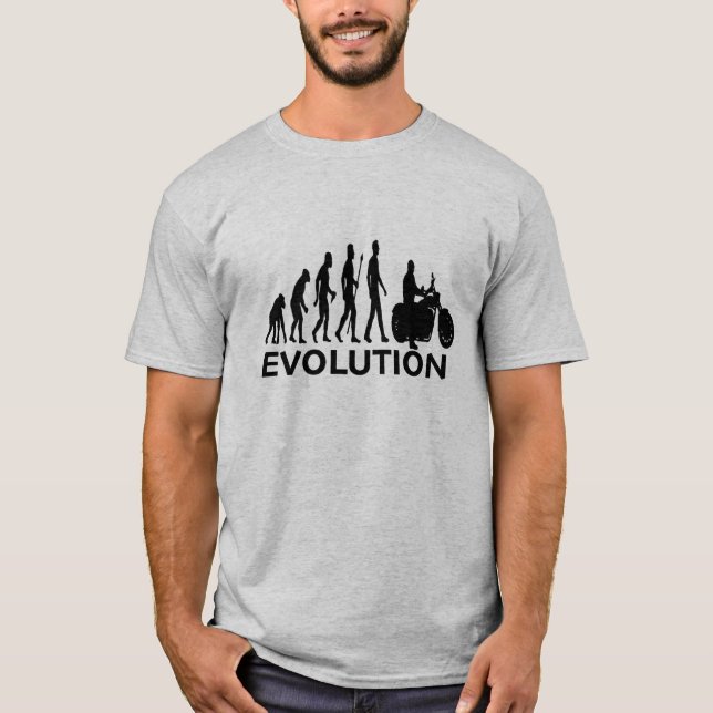 CAMISETA EVOLUÇÃO DO MOTOCICLISTA (Frente)