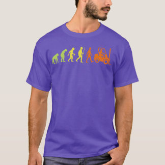 Camiseta Evolução do operador do empilhador