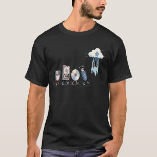 Camiseta Evolução do Programador Dados Armazenamento Softwa