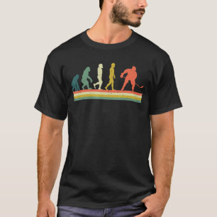 Camiseta Evolução Do Retro De Hóquei No Gelo Para Jogador D