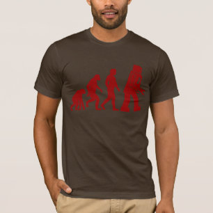 Camiseta Evolução do robô - do homem em robôs