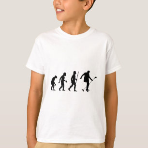 Camiseta Evolução do rock and roll do homem