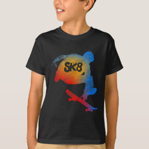 Camiseta Evolução Do Skate T Shirt Legal Sk8 Skate