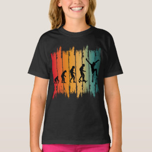 Camiseta Evolução Do Skatista De Skate