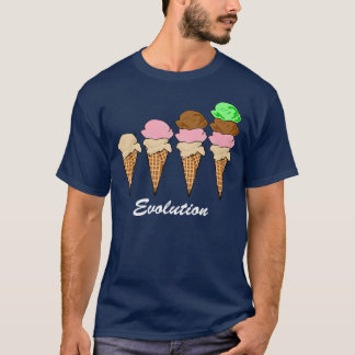 Camiseta Evolução do sorvete