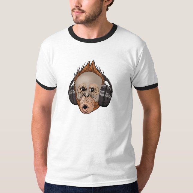 Camiseta Evolução do T dos homens sadios (Frente)
