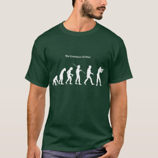 Camiseta Evolução do t-shirt (verde) de Sattrical do homem
