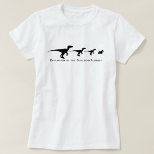 Camiseta Evolução do Terrier escocês