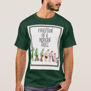 Camiseta Evolução do Troll Moderno