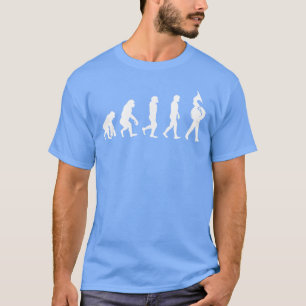 Camiseta Evolução do Tubo Marching Band Divertido Sectione
