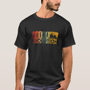 Camiseta Evolução do Viagem do carro de inicialização do ve