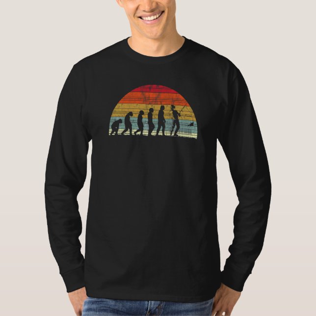 Camiseta Evolução e Evolução do Homem Fi do Pescador (Frente)