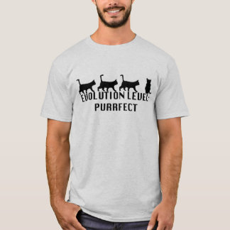 Camiseta Evolução em nível: Purrfect!