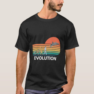 Camiseta Evolução engraçada do avião-piloto Art F22 Aviatio