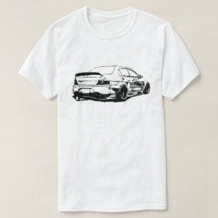 Camiseta Evolução Evo de Mitsubishi nove imageMitsubis do