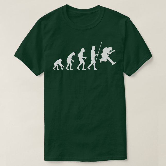 Camiseta Evolução Guitarista (Frente do Design)