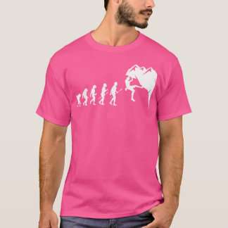 Camiseta Evolução Humana Escalada Bouldering Montanha