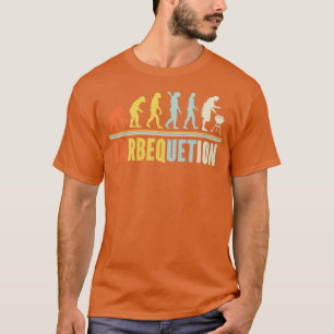 Camiseta Evolução Humana Griller CHURRASCO Engraçado HOT Ba